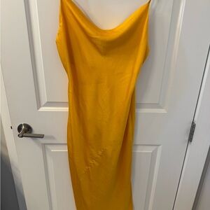 J.O.A. Vibrant Yellow Backless Dress